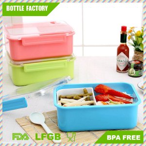 Leakproof Reusable Food Container; Bento Lunch Box; Configurable Compartment